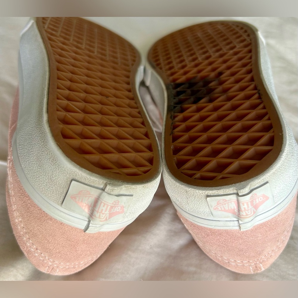 VANS Old Skool Pink Suede Women's Sneakers - Picture 7 of 11